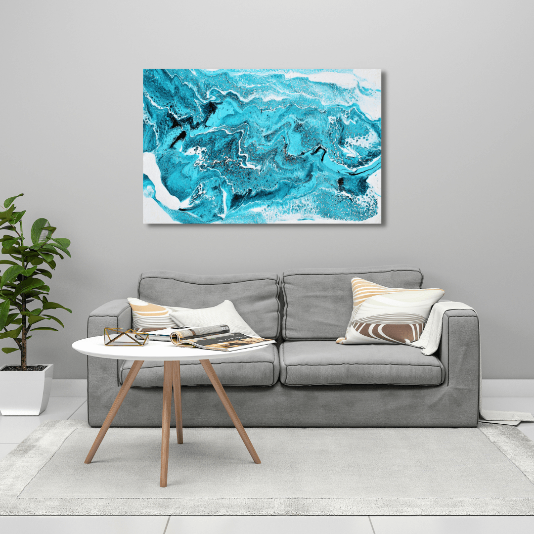 seascape abstract canvas