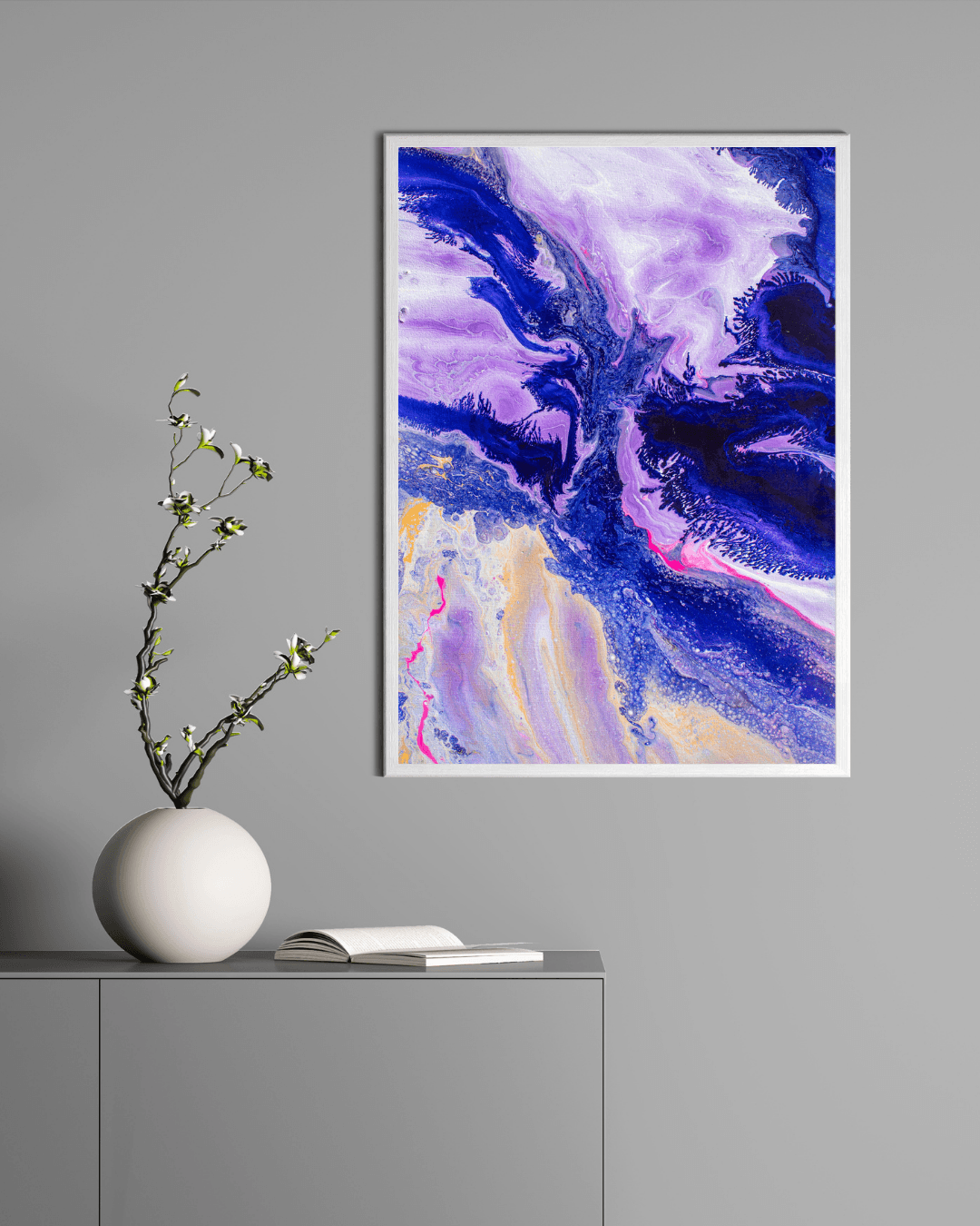 purple fine art print