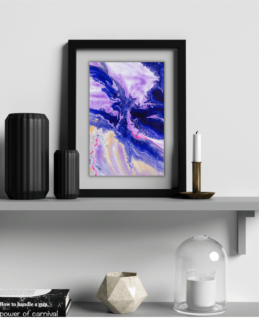 Purple fine art print